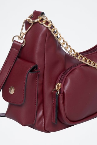 Handtas Girofle - Zwart - Goudkleurig en rood