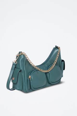 Handtas Girofle - Zwart - Groen