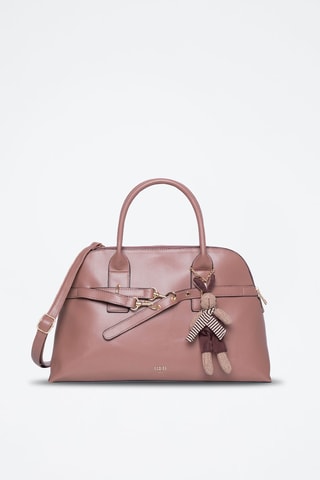 Sac à main Bergamote - Doré, marron et rose