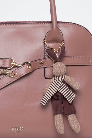 Sac à main Bergamote - Doré, marron et rose