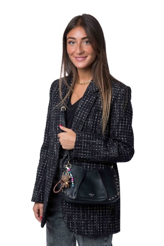 Sac bandoulière Prymer - Doré, marron et noir