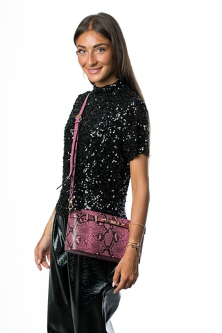 Sac bandoulière Polari - Fuchsia et noir