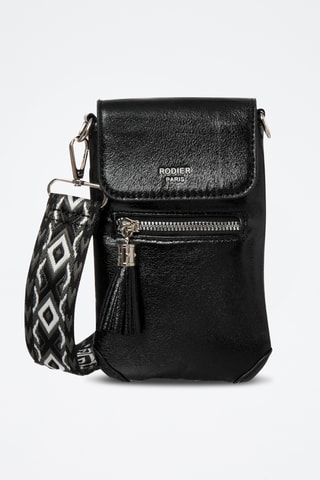 Pochette de téléphone Losange - Noir