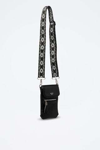 Pochette de téléphone Losange - Noir