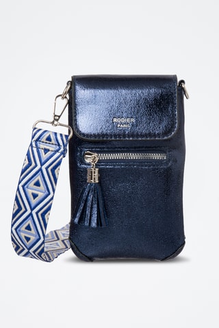 Pochette de téléphone Losange - Bleu marine