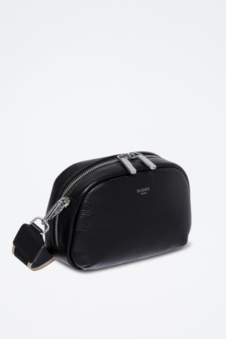 Mala a tiracolo em couro Tempête - Preto