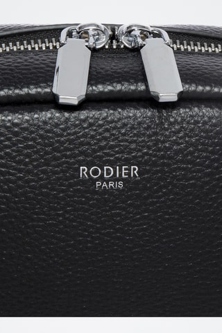 Mala a tiracolo em couro Tempête - Preto