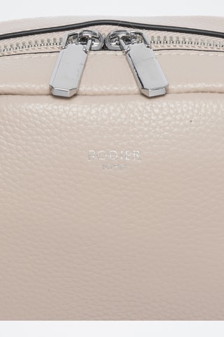 Sac bandoulière en cuir Tempête - Beige clair