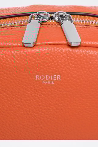 Sac bandoulière en cuir Tempête - Orange