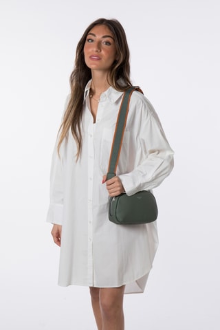 Sac bandoulière en cuir Tempête - Vert