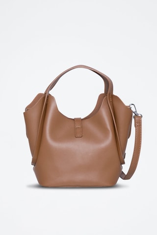 Sac à main Metafort - Argenté et marron