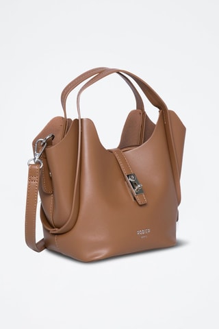 Sac à main Metafort - Argenté et marron