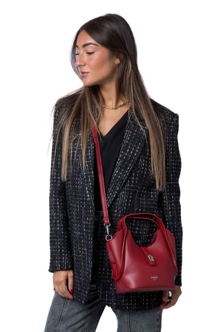 Handtas Metafort - Zwart - Rood