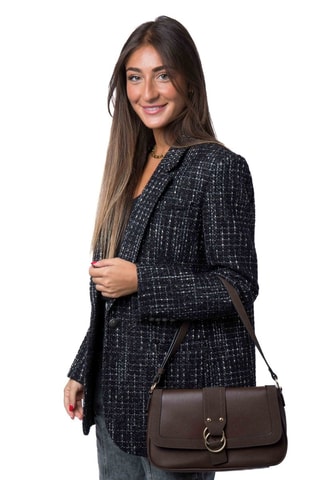 Sac porté épaule Breah - Doré et marron