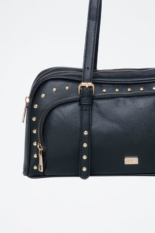 Sac porté épaule Bowling - Doré et noir