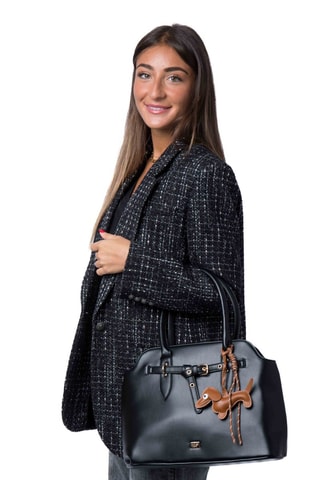 Sac à main Rodeo - Doré, marron et noir