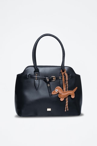 Sac à main Rodeo - Doré, marron et noir