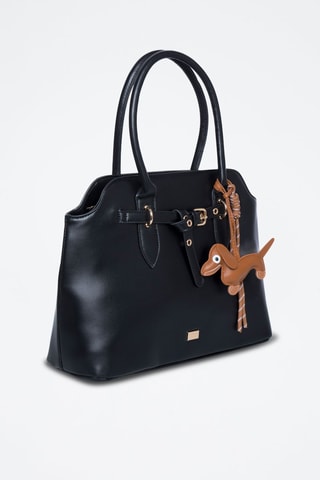 Sac à main Rodeo - Doré, marron et noir