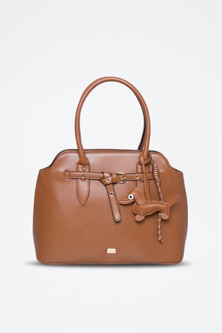 Sac à main Rodeo - Doré, marron et noir