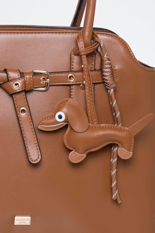 Sac à main Rodeo - Doré, marron et noir