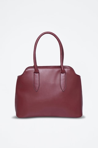 Sac à main Rodeo - Blanc, marron et rouge