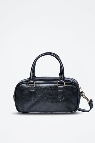 Sac à main Curl - Doré, marron et noir