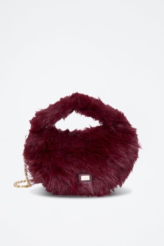 Handtas Ballon - Zwart - Goudkleurig en rood