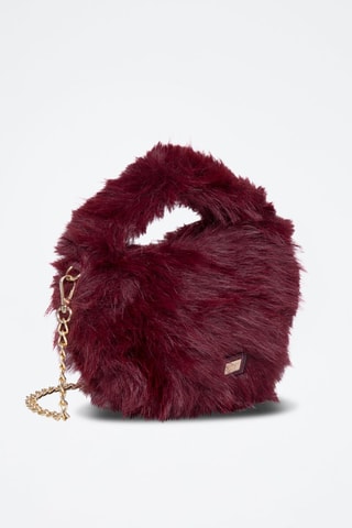 Handtas Ballon - Zwart - Goudkleurig en rood