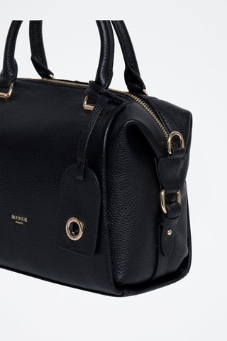 Mala de couro Vodka - Preto - Preto