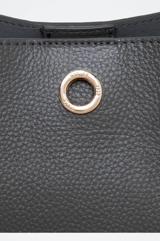 Sac à main en cuir Margarita - Doré, gris et noir