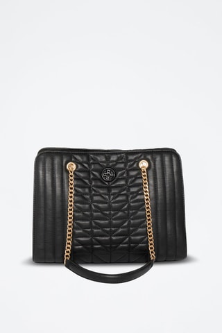 Sac porté épaule matelassé Cambon - Noir