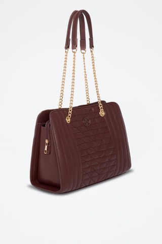 Sac porté épaule matelassé Cambon - Violet