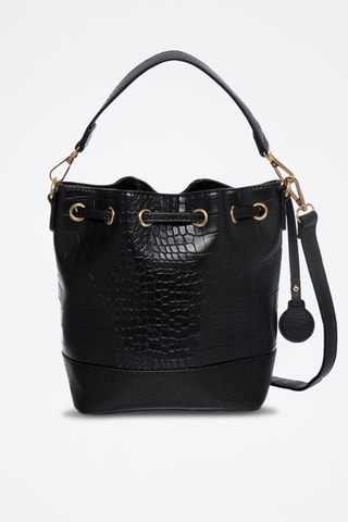 Sac porté épaule Galet - Noir