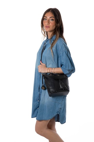 Sac porté épaule Galet - Noir