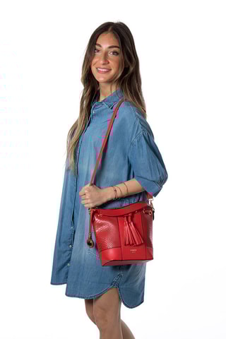 Sac porté épaule Galet - Rouge