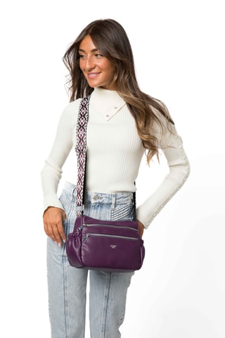 Sac bandoulière Musette - Violet