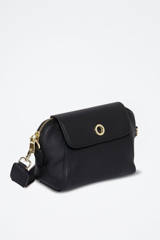 Mala a tiracolo de couro Vegas - Preto