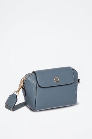 Sac bandoulière en cuir Vegas - Bleu