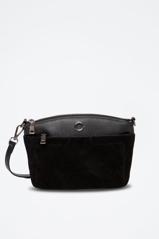Sac bandoulière en cuir Tivoli - Noir