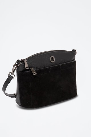 Sac bandoulière en cuir Tivoli - Noir