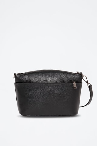 Sac bandoulière en cuir Tivoli - Noir