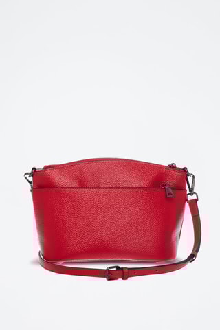 Sac bandoulière en cuir Tivoli - Rouge