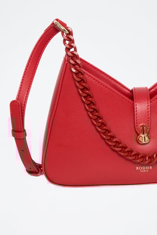 Sac bandoulière en cuir Nobolis - Rouge