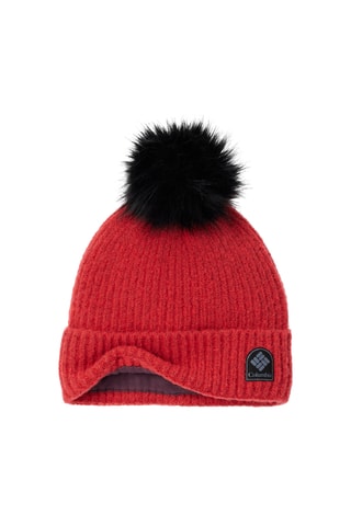 Bonnet polaire à pompon Winter Blur™ - Rouge