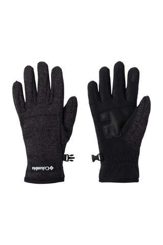 Fleece Skihandschoenen Sweater Weather™ - Gemêleerd Zwart