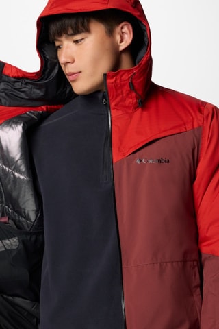 Skiwindjack met Capuchon Iceberg Point™ II - Rood