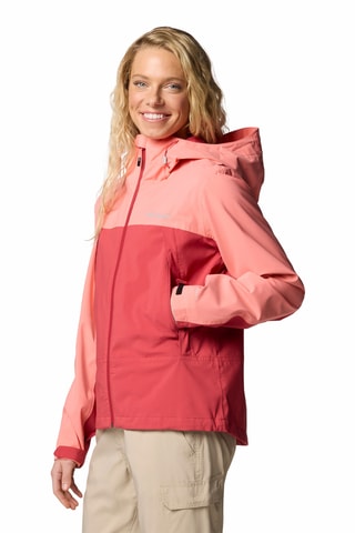 Windjack met Capuchon Boulder Falls™ - Rood en Roze