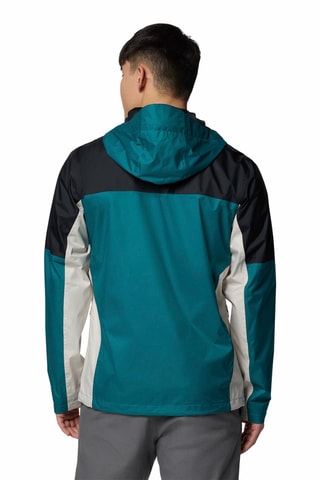 Windjack met Capuchon Inner Limits™ III - Pauwblauw