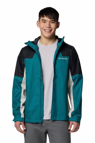 Windjack met Capuchon Inner Limits™ III - Pauwblauw