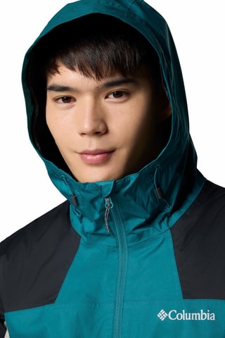 Windjack met Capuchon Inner Limits™ III - Pauwblauw